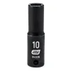 3/8" Drive 6 Point Deep Impact Metric Socket 10mm