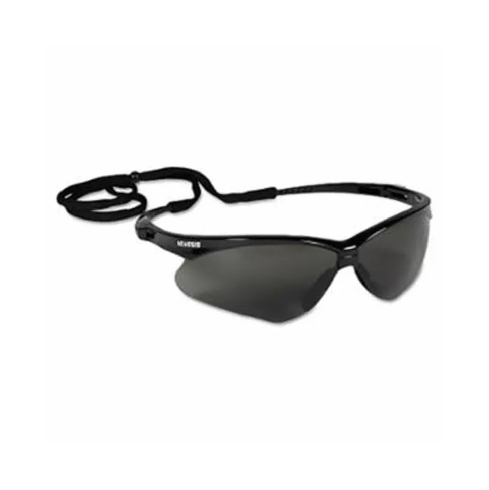 Anchor Brand V30 Nemesis™ Safety Glasses, Smoke, Polycarbonate Lens, Anti-Fog, Black Frame/Temples, Nylon 412-22475