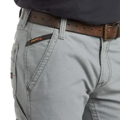Ariat FR M4 Relaxed Workhorse Boot Cut Pants, Grey