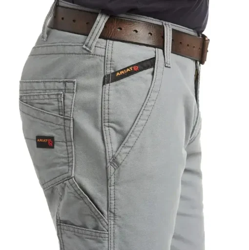 Ariat FR M4 Relaxed Workhorse Boot Cut Pants, Grey