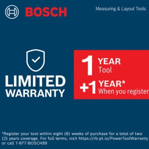 Bosch BLAZE 100' Red Beam Laser Distance Measurer GLM100-23