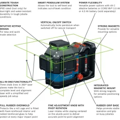 Bosch Power Tools 18V Leveling and Alignment Laser GLL330-80CGL