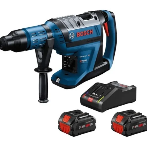 Bosch PROFACTOR 18V Hitman SDS-Max 1-7/8" Rotary Hammer Brushless 8.0Ah Kit GBH18V-45CK24