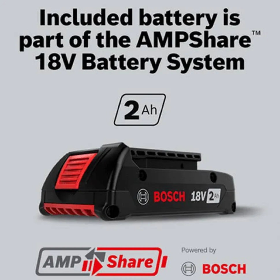 Bosch 18V Brushless StarlockPlus Oscillating Multi-Tool 2 Ah Kit GOP18V-34B12