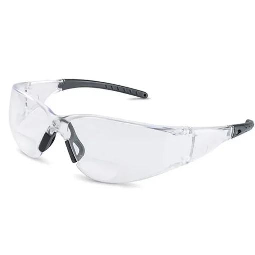 Brass Knuckle 2.5 Clear Lens Standard Anti-Fog Reader Glasses With Black Frame BKREAD-6025