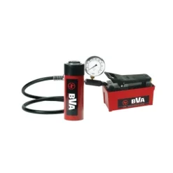 BVA 25 Ton 6.1" Stroke Hydraulic Cylinder Set with PA1500 Air Pump SA15-2506