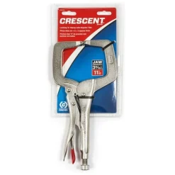 Crescent 11" Locking C-Clamp w/ Regular Tips - Carded C11CCVN