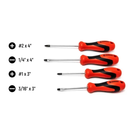 Crescent 180 Piece 1/4" & 3/8" Drive 6 Point SAE/Metric Professional Tool Set CTK180