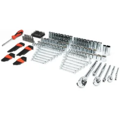 Crescent Tools 229 Piece 1/4", 3/8", 1/2" Mechanics Hand Tool Set with 3 Drawer Storage Case CTK229C