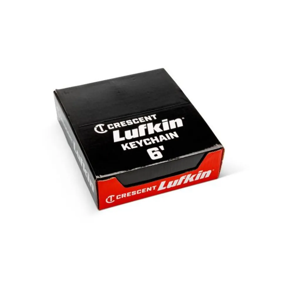 Crescent Tools 1/2” x 6′ Mini Yellow Clad Keychain Tape Measure – Fishbowl CS8506