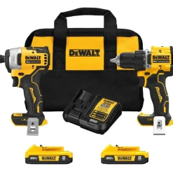 DeWalt ATOMIC 20V MAX Brushless 1/2" Drill Driver, 1/4" Impact Driver Kit DCK225D2