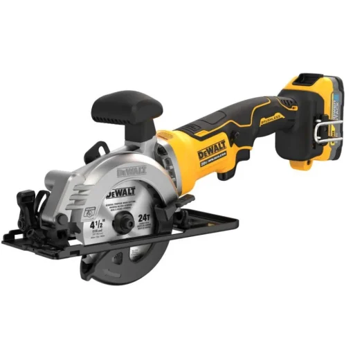 DeWalt ATOMIC 20V MAX* Brushless 4-1/2" Cordless Circular Saw Kit DCS571E1