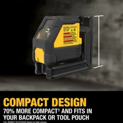 DeWalt DEWALT USB Rechargeable Green Cross Line Laser Base Kit DCLE14201GB