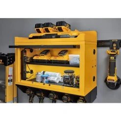 DeWalt Power Tool Organizer Wall-Mounted Cabinet & Charging Manager DWST82824