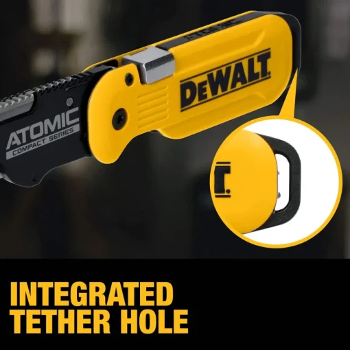 DeWalt Power Tools ATOMIC COMPACT SERIES Push and Flip Folding Utility Knife DWHT10990