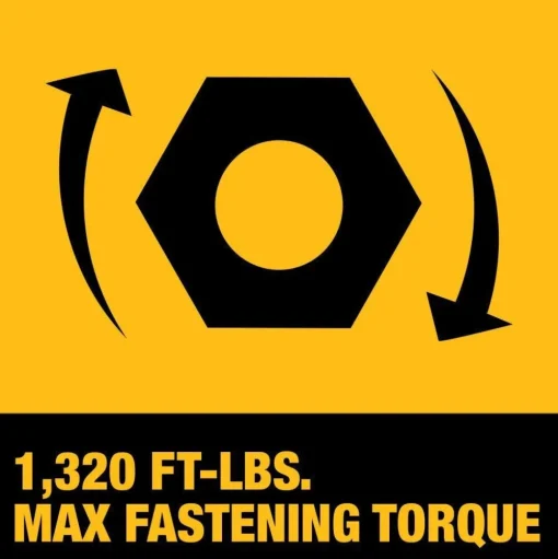 DeWalt 20V 1/2" High Torque Impact Wrench DCF961GH1