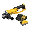 DeWalt 20V MAX* 45" /5" Grinder With POWERSTACK 20V MAX Battery and Charger Kit DW-DCBP034C-DW-DCG412B