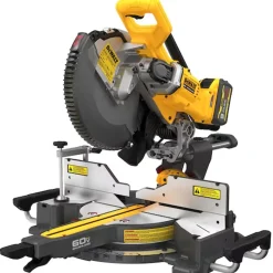 DeWalt 60V MAX* Brushless Cordless 12" Double-Bevel Sliding Miter Saw With Table Saw DW-DCS781X1-DW-DCS7485B