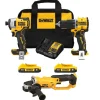 DeWalt 20V MAX Impact Driver, Hammer Drill & Cut-Off Tool 3 Tool Combo Kit DW-DCK226D2-DW-DCG412B