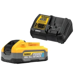 DeWalt 20V MAX Powerstack 5.0 Ah Battery Starter Kit DCBP520C