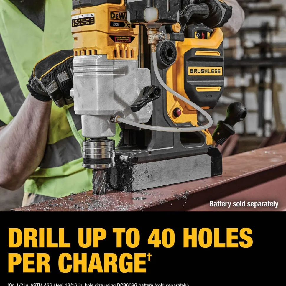 DeWalt 20V MAX XR 2" Cordless Brushless Magnetic Drill Press (Tool Only) DCD1624B