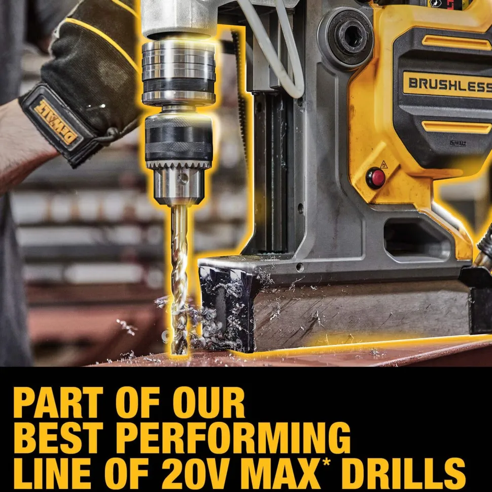 DeWalt 20V MAX XR 2" Cordless Brushless Magnetic Drill Press Kit DCD1624GX2