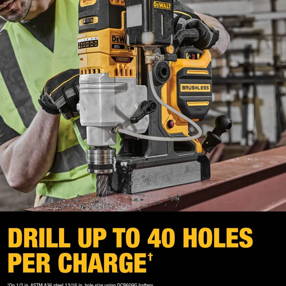 DeWalt 20V MAX XR 2" Cordless Brushless Magnetic Drill Press Kit DCD1624GX2