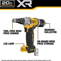 DeWalt 20V MAX* XR Brushless Cordless 1/4