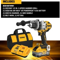 DeWalt 20V MAX* XR Brushless Cordless 1/2