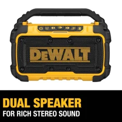 DeWalt 12V/20V MAX Jobsite Bluetooth Speaker DCR010