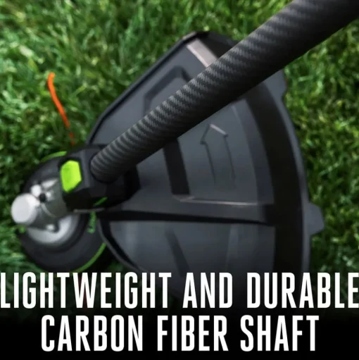 EGO POWER+ 17" Line IQ Powerload, Carbon Fiber String Trimmer w/ 5.0Ah Battery & Charger Kit MST1704