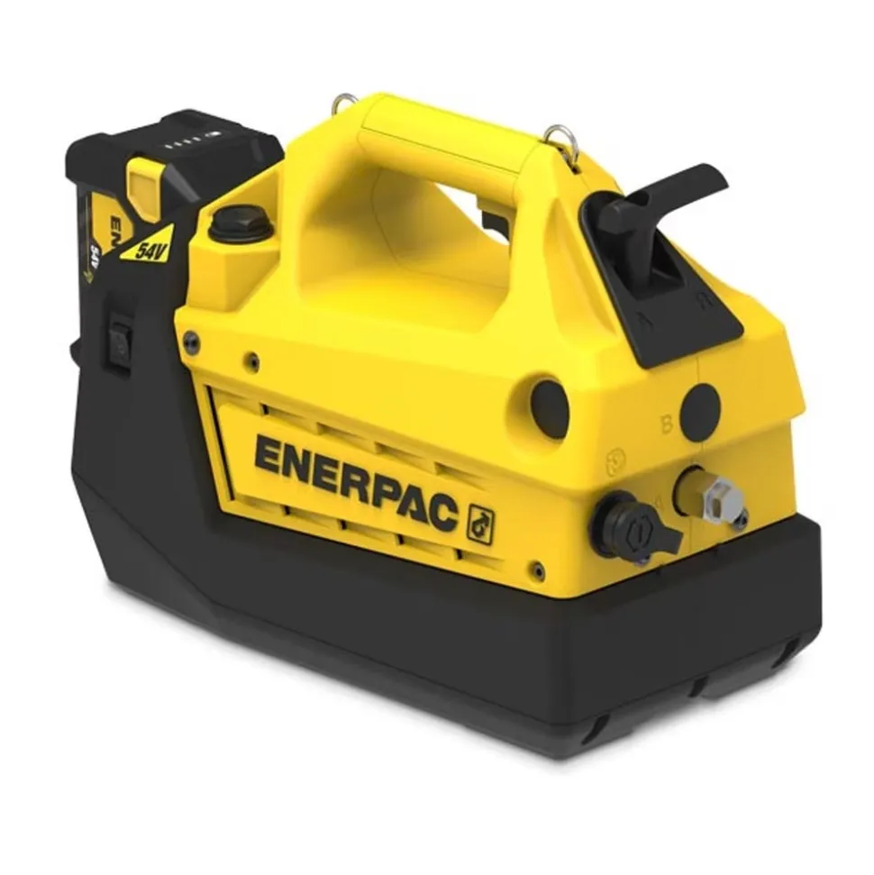 Enerpac 54V Cordless Hydraulic Pump Kit, 115V Charger, 3/2 Manual Valve, 241 cu. in. Usable Oil XC2204MB