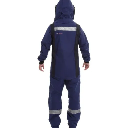 Enespro ArcGuard Performance 40 cal Jacket & Bib Kit w/ Lift Front Hood & Voltage Gloves ARC40KIT-SM10