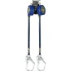 FallTech 6' FT-X EdgeCore Class 2 Personal SRL-P, Twin-Leg w/ Steel Rebar Hooks 84106TP3