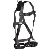 FallTech FT-IRON Back D-Ring Full Body Harness Quick Connect Legs - S/M, 8143SM