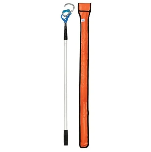 FallTech Rescue Pole; 4' to 17' with Alum Carabiner and Bag 68030T