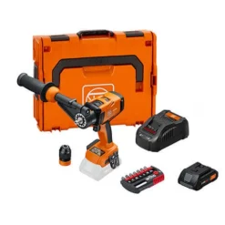 Fein ASCM 18-4 QMP AS High Torque 4-SPD Hammer Drill/Driver Set 71161562090