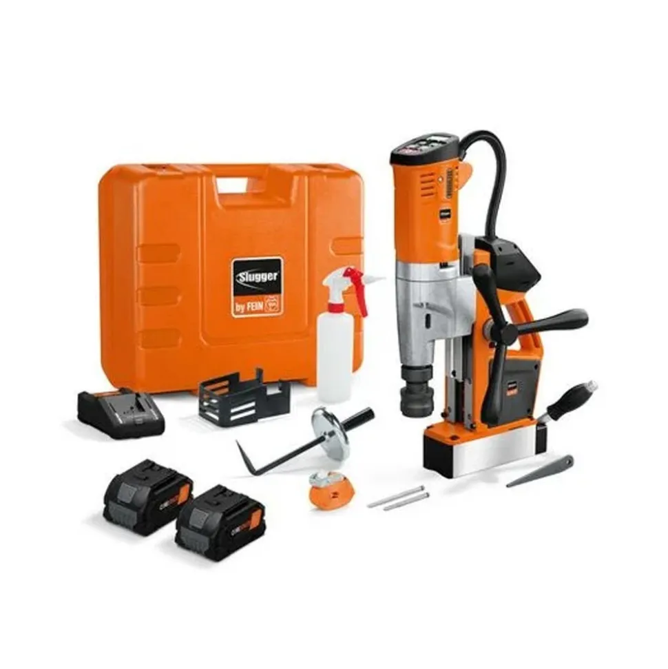 Fein 18V Mag Drill 1-3/8" Cordless Slugger Magnetic Base (8.0Ah) KIT AmpShare 71700563090