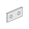 Flat Splice Plate 2 Hole. 1-5/8" X 3-1/2". Z/P. 50 Pcs/Box