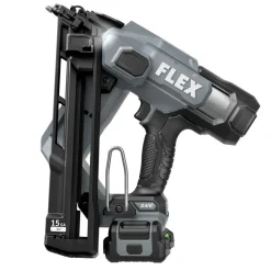 FLEX 24V Brushless 15Ga Angled Finish Nailer Kit FX4311B-1A