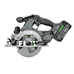 Flex 24V Circular Saw 6-1/2" In-Line Kit (5.0Ah) FX2131A-1C