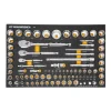 Gearwrench 83 Piece 1/4" - 3/8" & 1/2" 90-Tooth SAE/Metric Mechanics Tool Set w/ Foam Storage Tray 86529