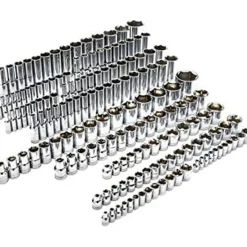 Gearwrench 163 Piece 1/4", 3/8", & 1/2" Drive 6 Point Master Socket Set 89073