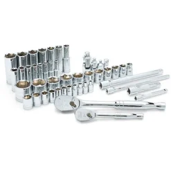 Gearwrench 47 Piece 1/4" & 3/8" Drive Standard & Deep SAE Mechanics Tool Set 89090