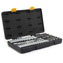 Gearwrench 56 Piece 3/8" Drive 6 Point 120XP Standard & Deep SAE/Metric Mechanics Tool Set 80550P