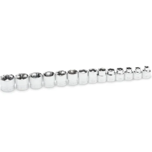 Gearwrench 14 Piece 3/8" Drive 6 Point Stubby Socket Set Metric 81396