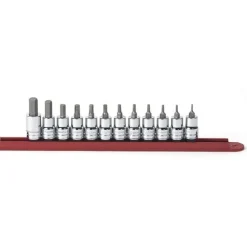 Gearwrench 12 Piece 3/8" Hex Bit SAE Socket Set 80581