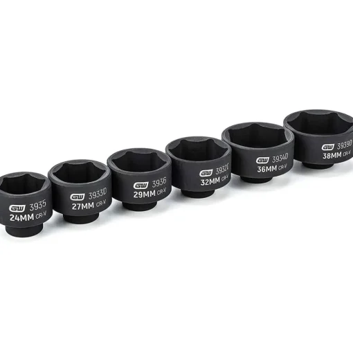 Gearwrench 6 Piece Oil Canister Socket Set Service Kit 41890