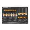 Gearwrench 88pc 1/4", 3/8", 1/2" Drive SAE Bit Socket Set w/ Foam Storage Tray GWMSBSKCBSAE