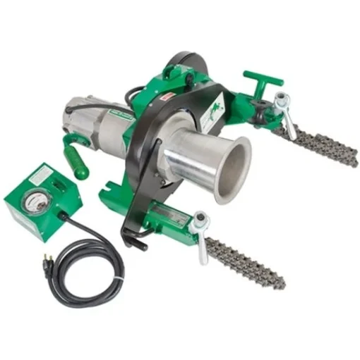 Greenlee 6500 lb. Super Tugger Cable Puller Power Unit Force Gauge and Vise Chains 6001